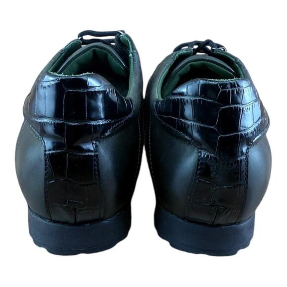 Galizio Torresi Men’s size men 8.5-9 Designer Leather Shoes Casual Sneakers - Picture 3 of 9